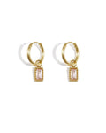 Stylish Pink & Green Drop Earrings for Spring