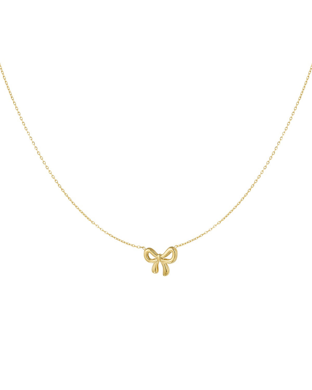 Elegant Stainless Steel Pendant Necklace - Silver & Gold