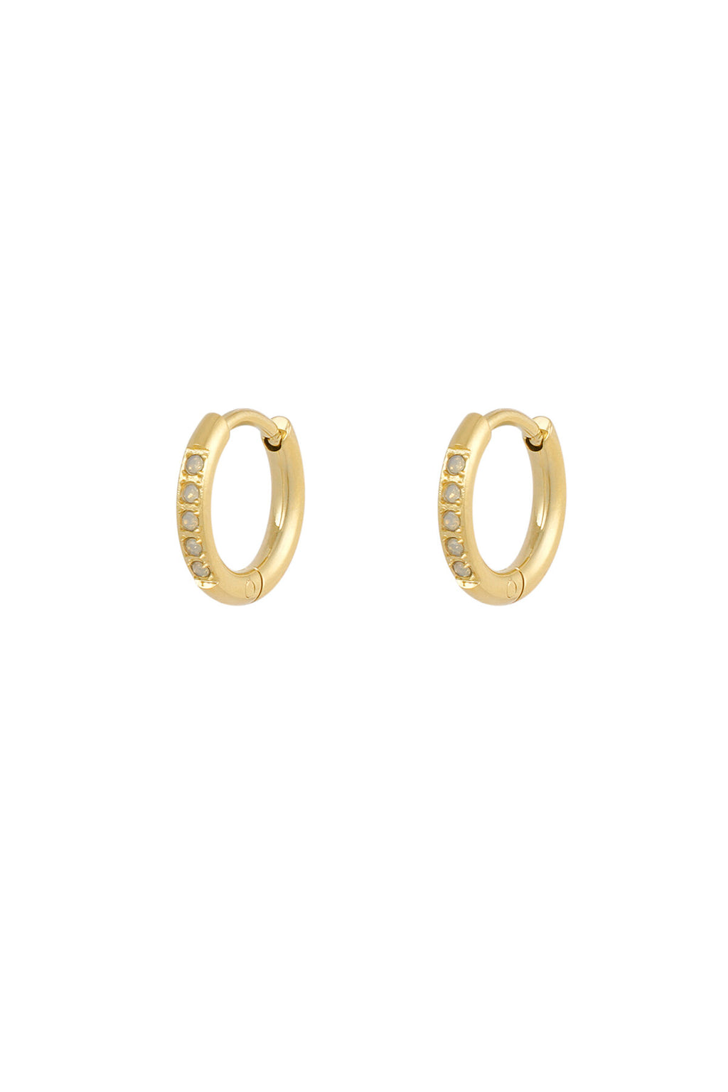 Stylish Pink & Gold Circle Hoop Earrings for Everyday Glam