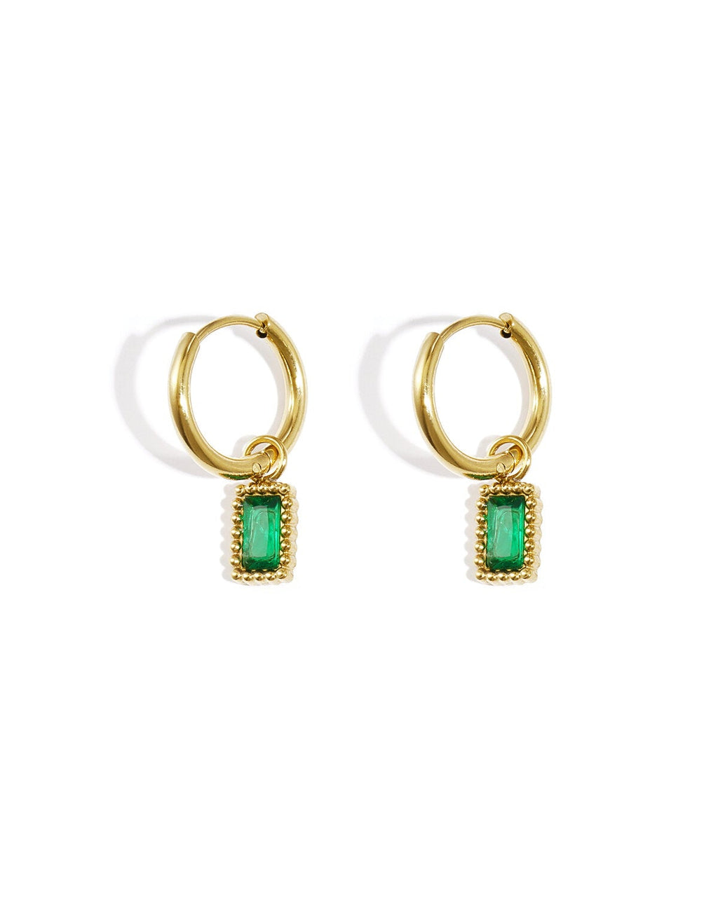 Stylish Pink & Green Drop Earrings for Spring