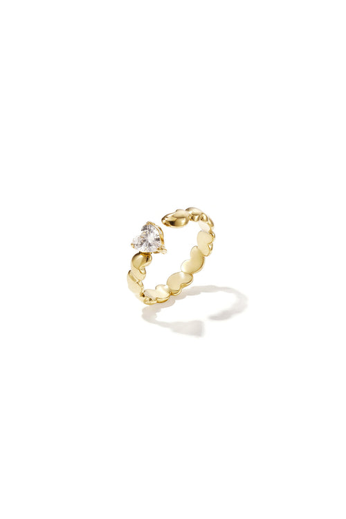 Elegant Minimalist Heart Ring - Adjustable & Stylish